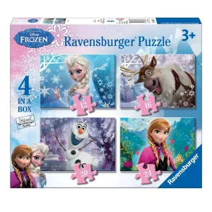 Puzzle Ledové království 4v1 12,16,20,24 dílků - Ravensburger