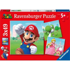 Ravensburger Puzzle 051861 Super Mario 3x49 dílků