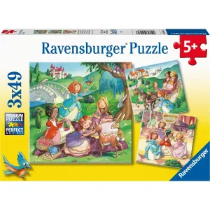 Ravensburger puzzle 055647 Hrající si princenzny 3x49 dílků