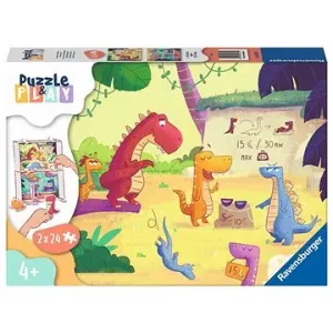 Puzzle & Play Dinosaurus 2x24 dílků