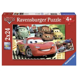 Ravensburger puzzle 089598 Disney Pixar: Auta: Nové dobrodružství 2x24 dílků