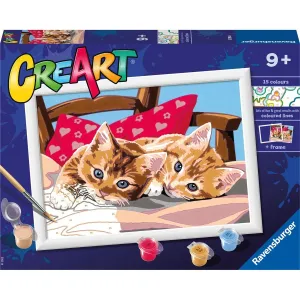 Ravensburger Kreativní a výtvarné hračky 201945 CreArt Dvě mazlivá koťata