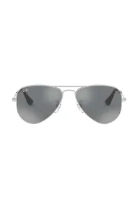Dětské sluneční brýle Ray-Ban Junior Aviator šedá barva, 0RJ9506S-Lustrzane