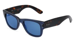 RAY-BAN RB0840S Unisex Sluneční brýle, modrá transparentní