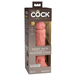 King Cock Elite 8 - adhesive, lifelike dildo (20cm) - natural