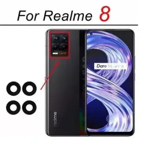 Náhradní sklo zadní kamery - Realme 8