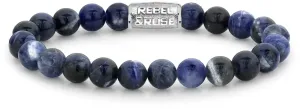 Rebel&Rose Korálkový náramek Midnight Blue RR-80010-S 19 cm - L