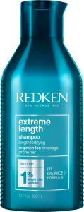 Redken Šampon pro posílení dlouhých a poškozených vlasů Extreme Length (Shampoo with Biotin) 300 ml - nové balení