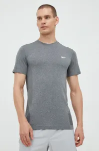 Tréninkové tričko Reebok United By Fitness Myoknit, šedá barva #4821560