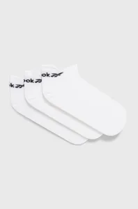 Ponožky Reebok FQ6251 dámské, bílá barva