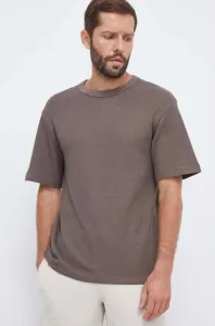 Tričko Reebok Classic hnědá barva #6056155