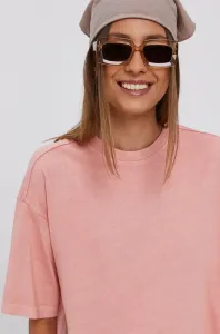 Bavlněné tričko Reebok Classic H09019 růžová barva
