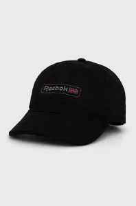 Čepice Reebok Classic HE3124 černá barva, s aplikací
