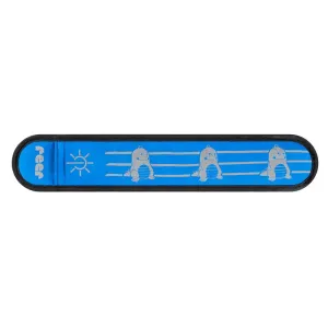 REER - Páska reflexní s LED světlem - modrá