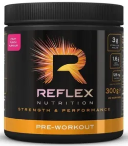 Reflex Pre-Workout 300g, ovocný mix