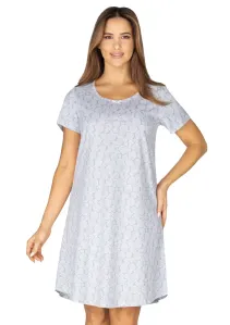 Dámská vzorovaná noční košile 417 Regina Barva/Velikost: šedá světlá / XL