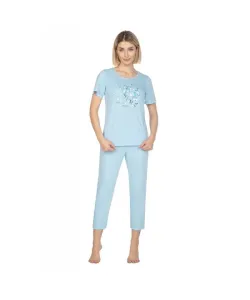 Regina 655 2XL-4XL L24 Dámské pyžamo, XXL, modrá