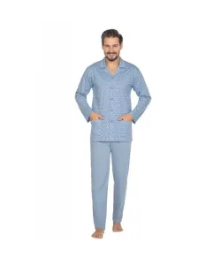 Regina 463/24 Pánské pyžamo, M, modrá #6024492