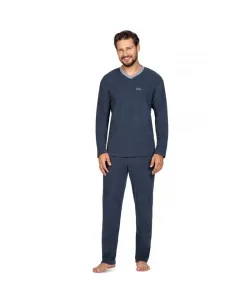 Regina 592 Pánské pyžamo, M, modrá
