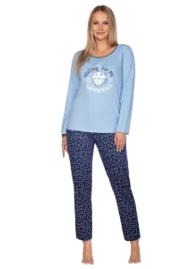 Dámské pyžamo s obrázkem 651/31 Regina Barva/Velikost: modrá / XL
