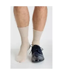 Regina Purista antibakteriální netlačící ponožky, 39-42, béžová