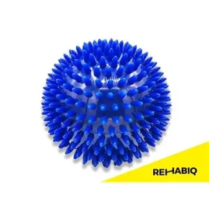 Rehabiq Masážní míček ježek modrý, 10 cm