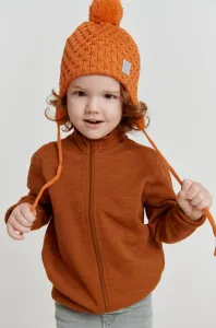 Dětska čepice Reima Nunavut oranžová barva, vlněná #4013586
