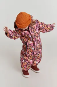 Dětská vlněná čepice Reima oranžová barva, z husté pleteniny