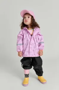 Dětská bunda a kalhoty Reima Moomin Plask fialová barva #6062030