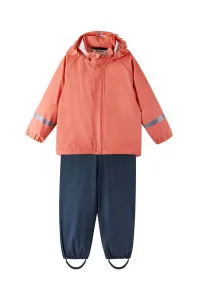 Dětská bunda a kalhoty Reima oranžová barva