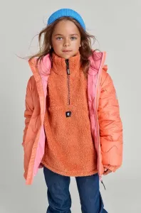 Dětská bunda Reima Fossila oranžová barva