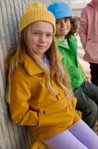Dětská bunda Reima žlutá barva
