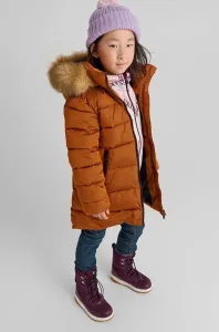 Dětská zimní bunda Reima Lunta hnědá barva