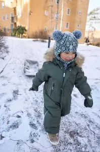 Dětská zimní kombinéza Reima Gotland zelená barva