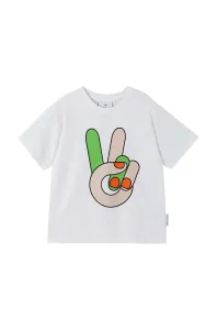 Dětské tričko Reima bílá barva, s potiskem