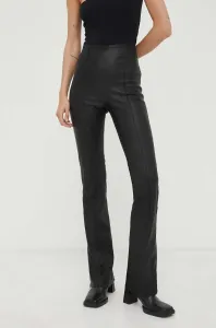 Kalhoty Remain dámské, černá barva, zvony, high waist #5410051