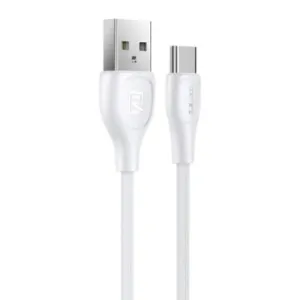 Kabel Remax Lesu Pro USB-C, 1 m, 2,1 A (bílý)