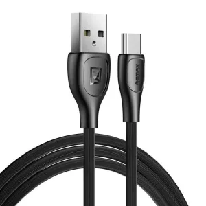Kabel Remax Lesu Pro USB-C, 1 m, 2,1 A (černý)