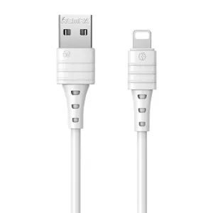 Kabel Remax Zeron USB Lightning, 1 m, 2,4 A (bílý)