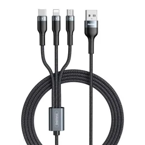Kabel USB 3 v 1, Remax Sury 2 Series 1,2 m, 2A