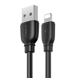 Remax Suji Pro USB Lightning kabel, 1 m (černý)