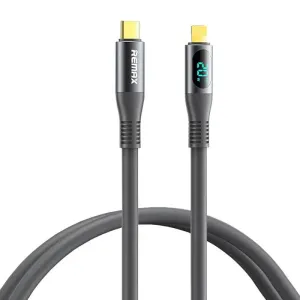 Remax Zisee USB-C-lightning kabel, RC-C031, 20W (šedý)