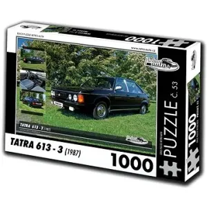 RETRO-AUTA Puzzle č. 53 Tatra 613-3 (1987) 1000 dílků