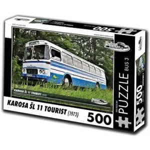 Retro-auta Puzzle Bus č. 3 Karosa ŠL 11 TOURIST (1973) 500 dílků
