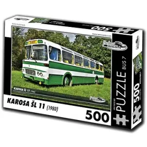 Retro-auta Puzzle Bus č. 7 Karosa ŠL 11 (1980) 500 dílků