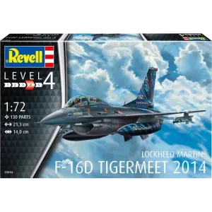 Revell Plastic ModelKit letadlo 03844 - Lockheed Martin F-16D Tigermeet 2014 (1 : 72)