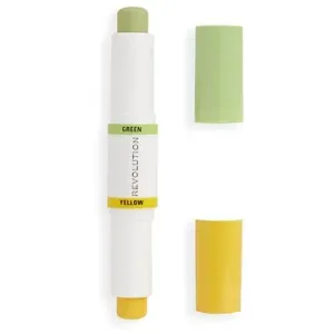 REVOLUTION Colour Correcting Stick Yellow & Green 8,6 g