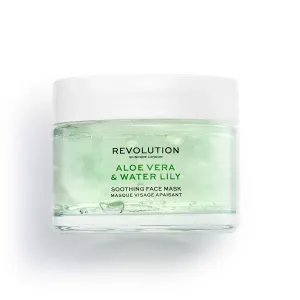 Revolution Skincare Zklidňující pleťová maska Skincare Aloe Vera & Water Lily (Soothing Face Mask) 50 ml