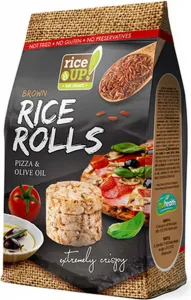 Rice Up Rýžové minichlebíčky pizza a olivový olej 50 g #1160926