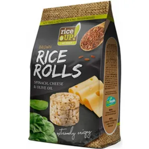 Rice Up Rýžové minichlebíčky špenát, sýr a olivový olej 50 g #1160927